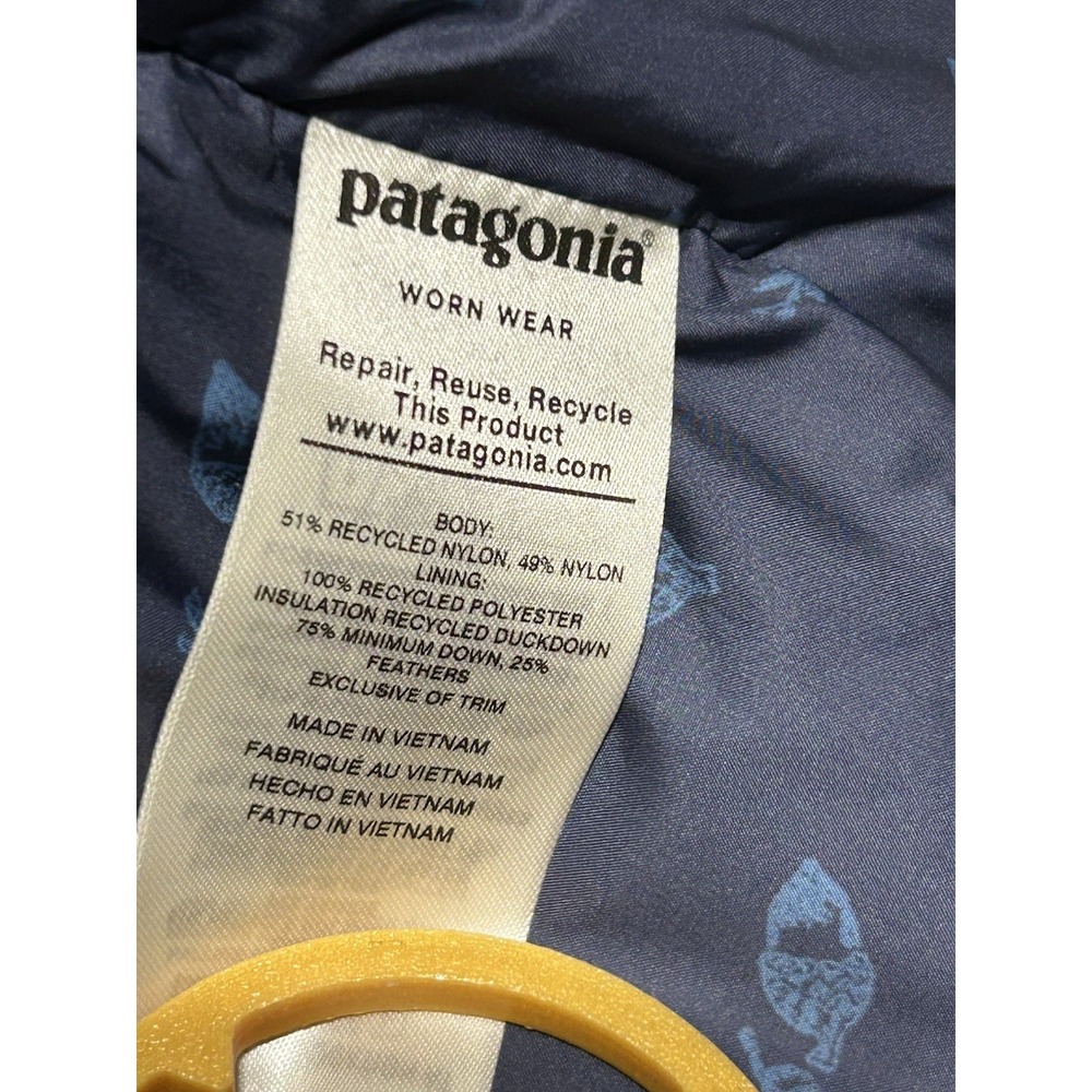 Patagonia Bivy Hooded Down Vest Womens Small Puffer Outdoor NWOT - Picture 10 of 12